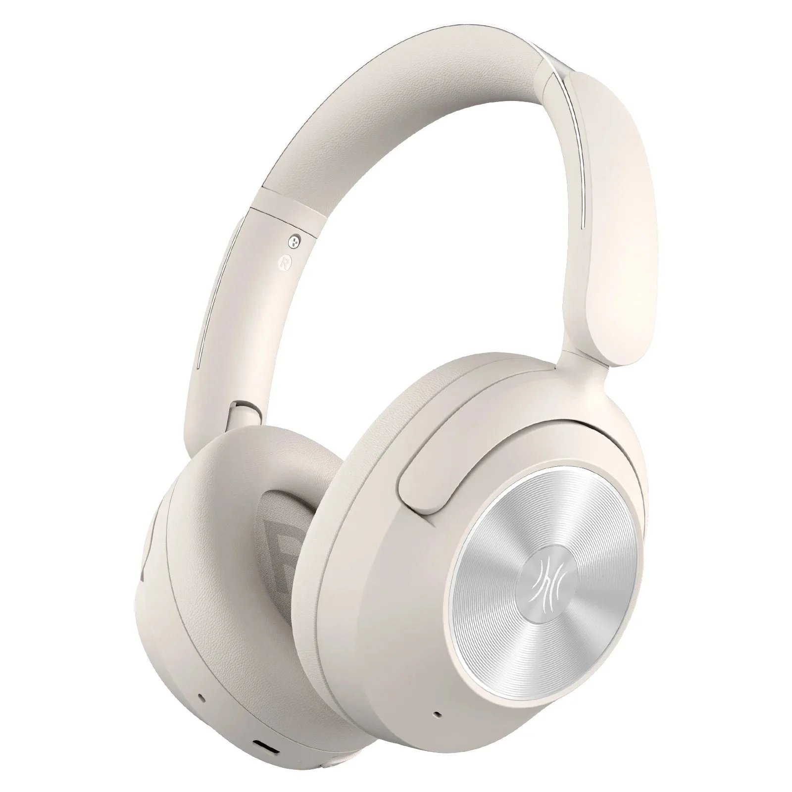 Oneodio A6 ANC Hybrid Bluetooth Headset - 48dB Noise Cancellation - 75h Battery Life - White