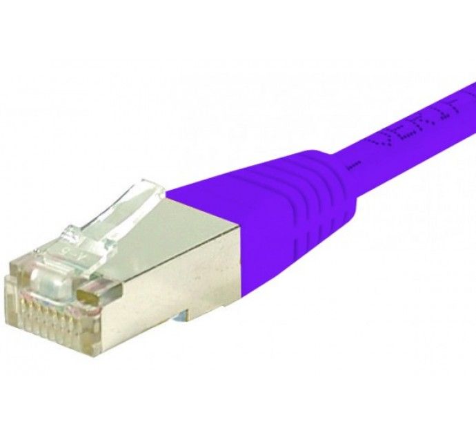 Cable de red Exertis Connect Cat6 1,5 m Púrpura S/FTP
