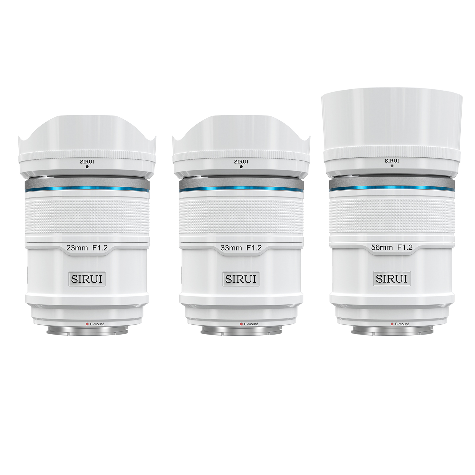 Sirui Sniper F1.2 Lens Set (23mm/33mm/56mm) for Sony E-Mount