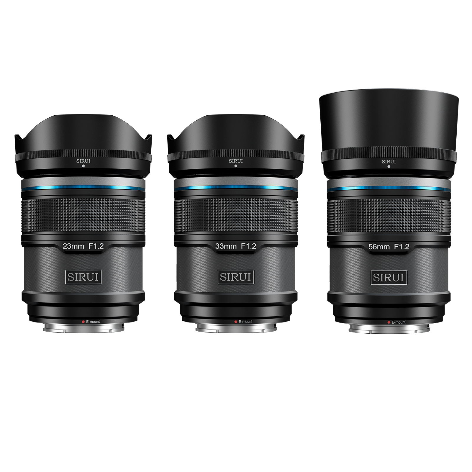 Sirui Sniper 1.2 APS-C Lens Set (23mm/33mm/56mm) for Nikon Z8, Z9, Z5, Z6, Z7