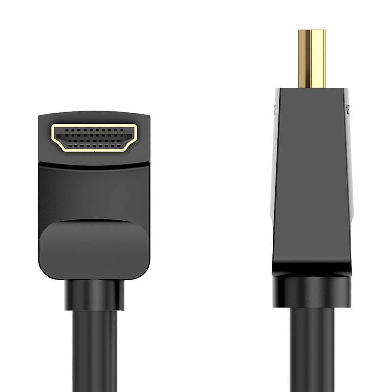 Cable HDMI Vention 1,5 m Ángulo 90° (Negro)