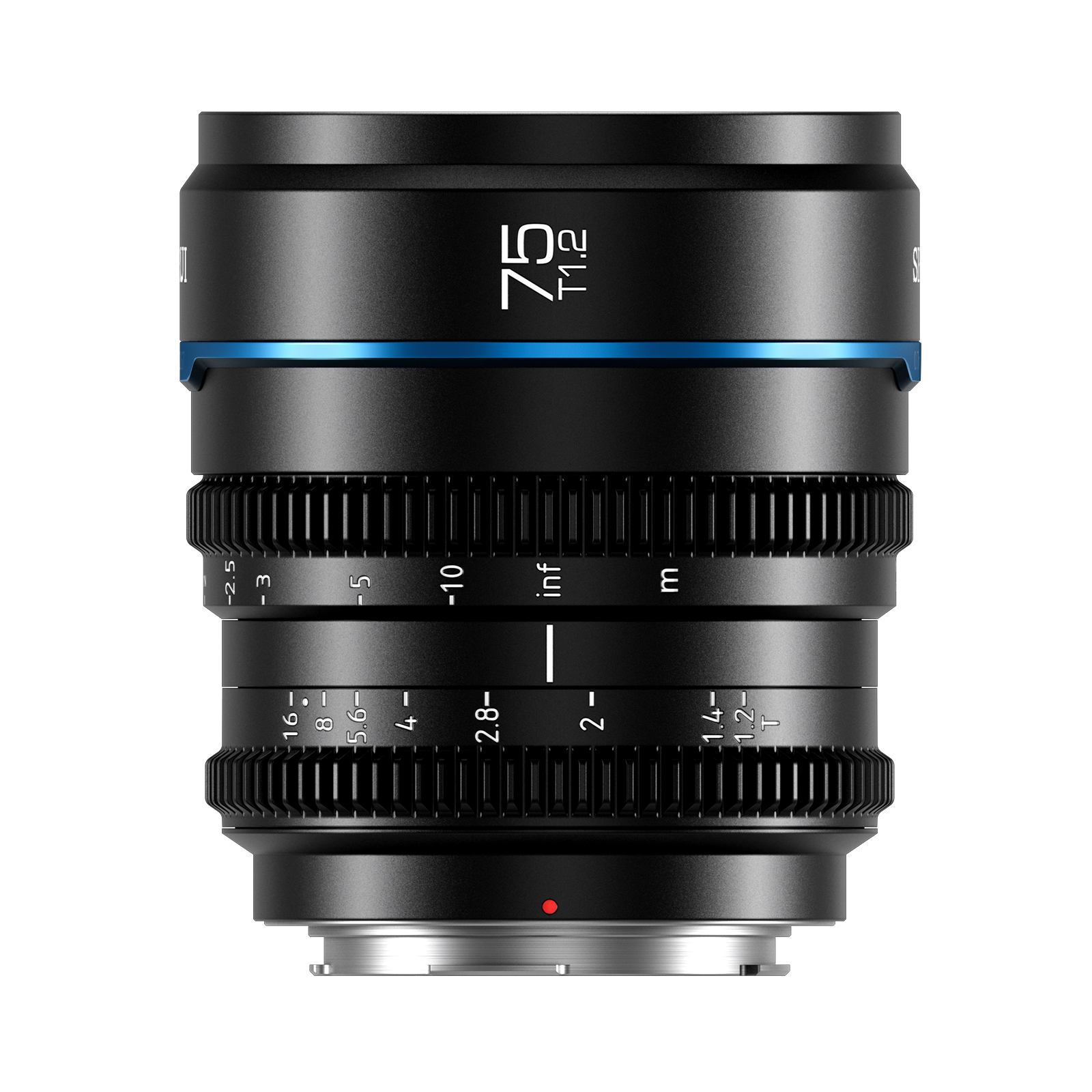 Sirui Night Walker 75mm T1.2 S35 Wide-Angle Lens for M4/3 Mount, Compatible with BMPCC4K, GH5II, GH5S, GH6, Z Cam (MS75M-B, Black)