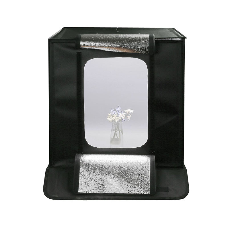 VISICO Object Lighting Tent with Ramp - 120 LEDs, 60x60x60 cm