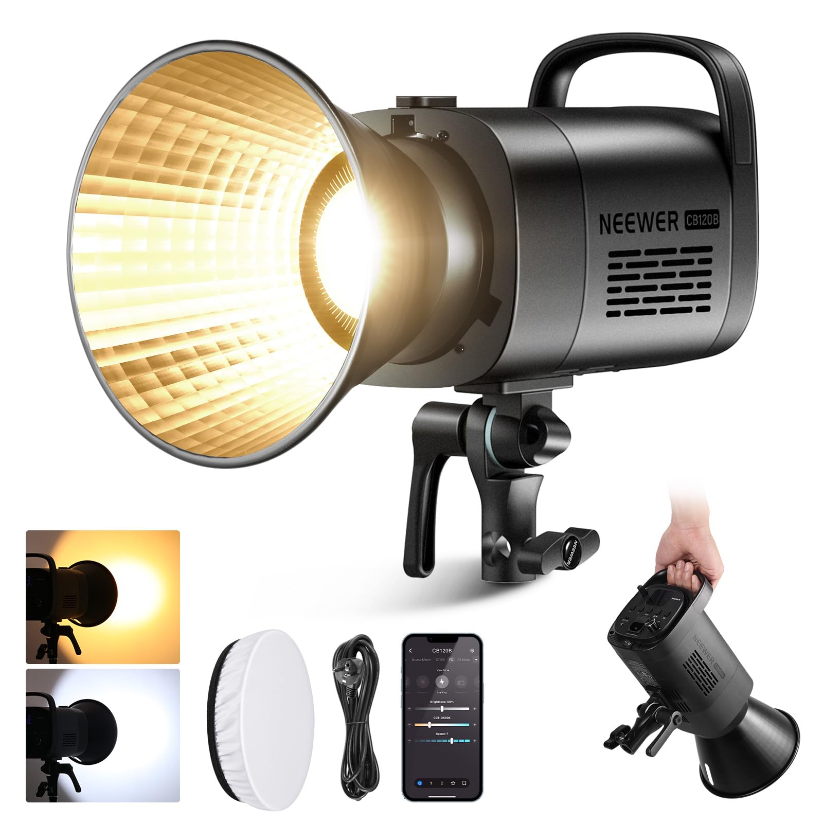 Neewer CB120B 120W COB Video Light