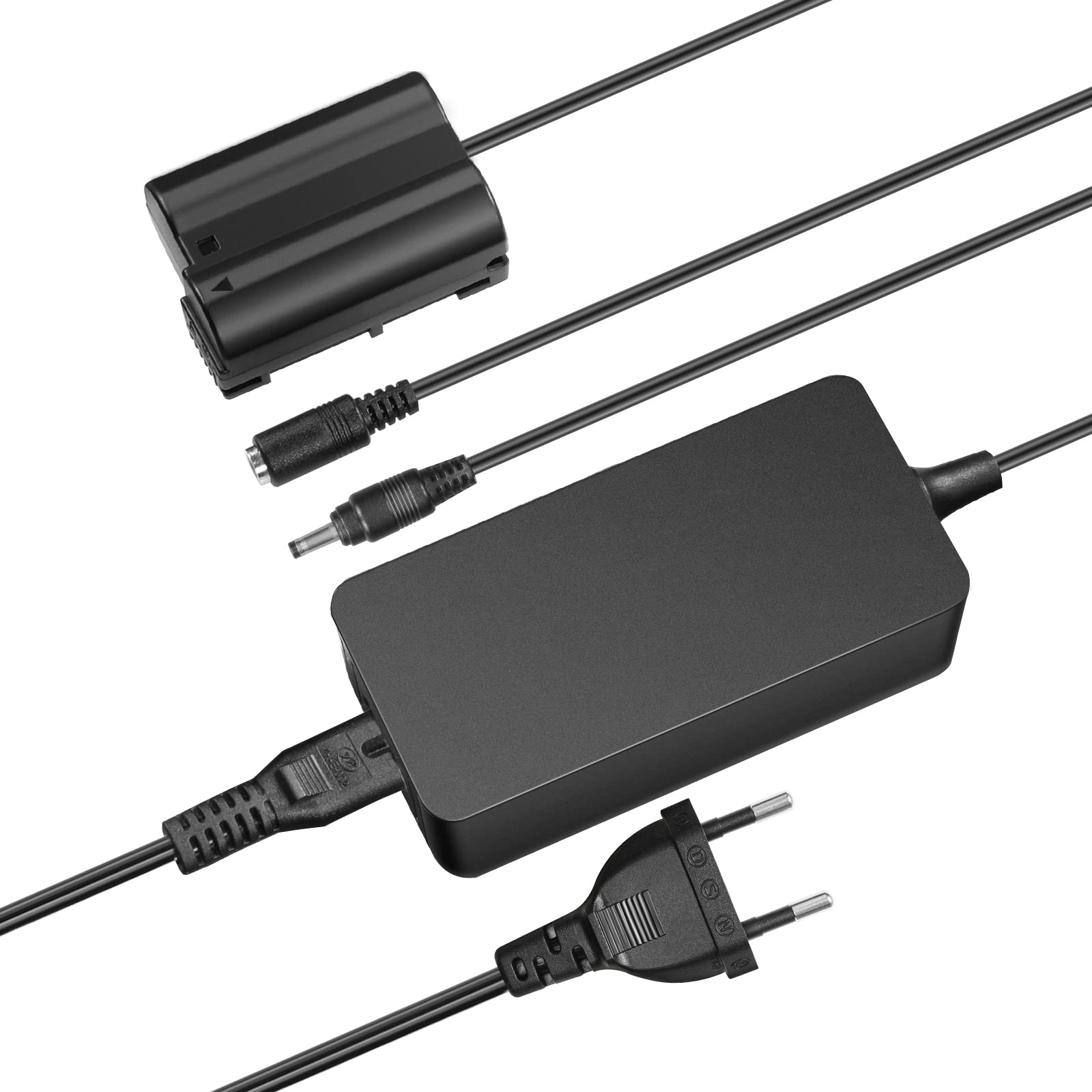 Neewer Fake Battery with AC/DC Adapter for Nikon Cameras