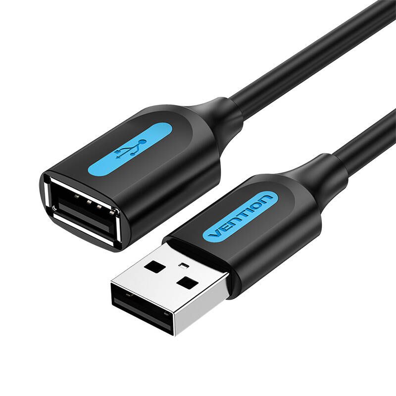 Vention USB 2.0 Extension Cable 5m Black PVC