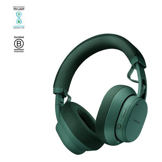 Fairphone FAIRBUDS XL - Active Noise-Cancelling Wireless Headphones, Bluetooth, USB-C, Forest Green