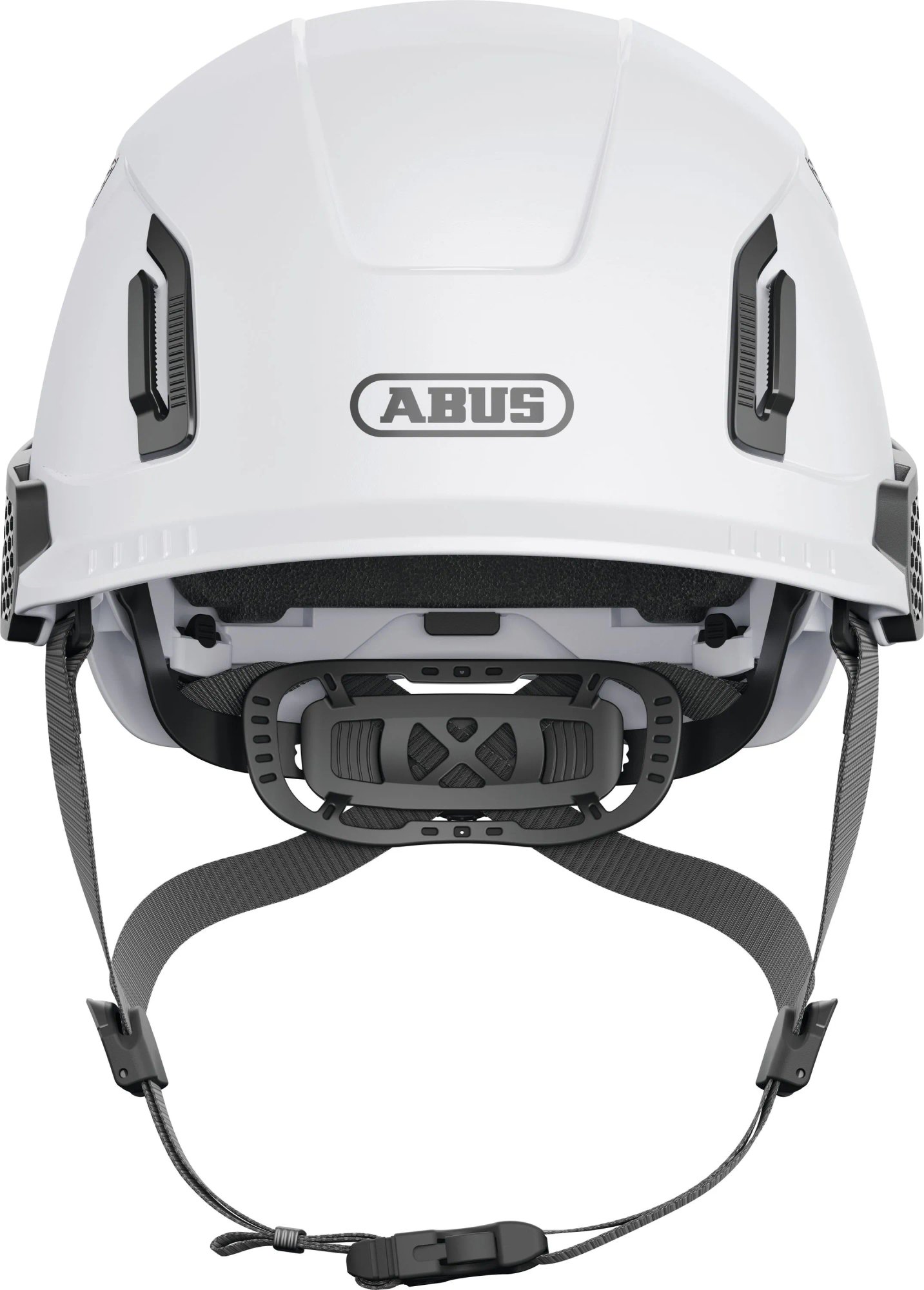 ABUS SPECTOR Ventilated Protective Helmet, White Polar, Size 53-63 cm