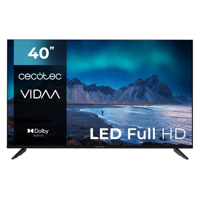 Cecotec 40" Smart TV - HD, WiFi, Black