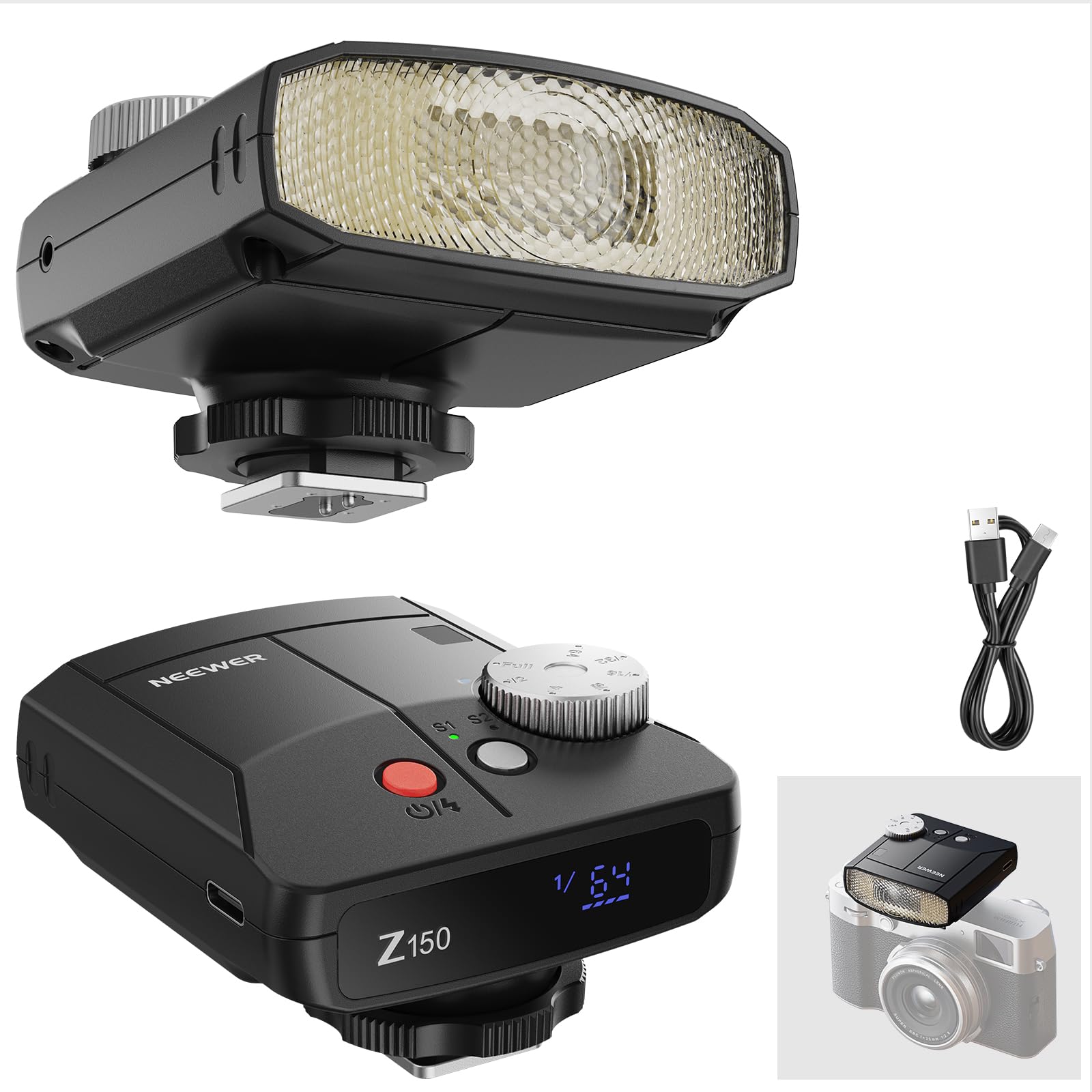 Neewer Mini Flash Camera 20Ws GN15