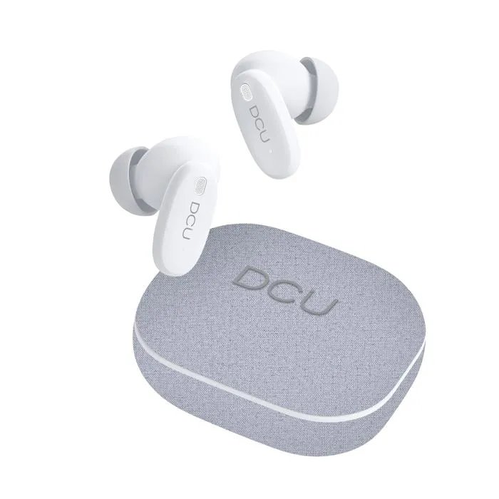 DCU TECNOLOGIC Bluetooth Earbuds - CityEcho - Noise Cancellation ANC+ENC - 20 Hour Battery Life