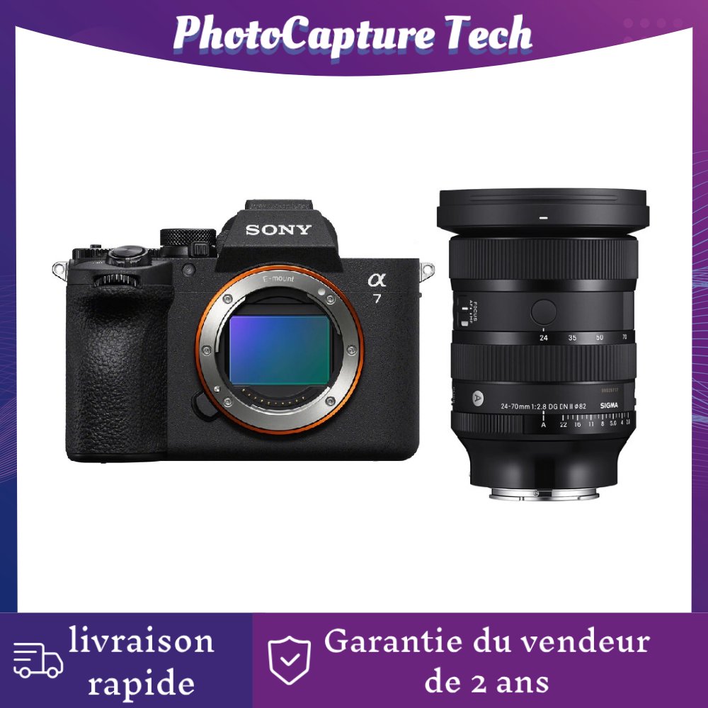 Sony Alfa 7 IV Negro + Objetivo Sigma 24-70mm f/2.8 DG DN Art