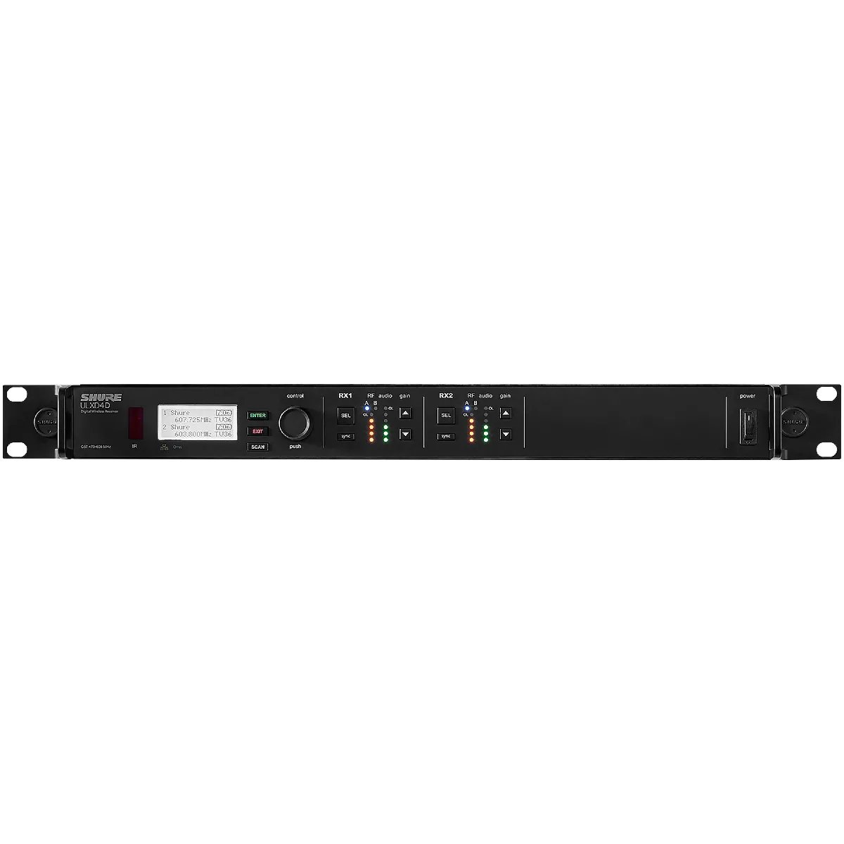 Shure ULXD4D G56 Digital Receiver