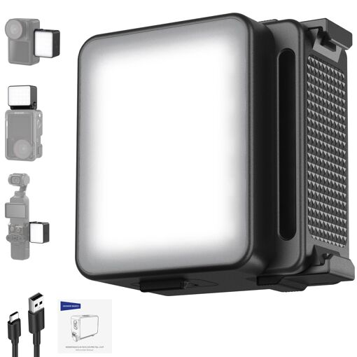 Neewer M20 Magnetic LED Light for Camera - DJI OSMO & Action Cam Accessory