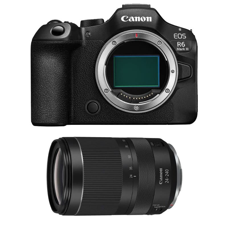 Canon EOS R6 Mark III + RF 24-240mm f/4-6.3 IS USM 3-Year Warranty