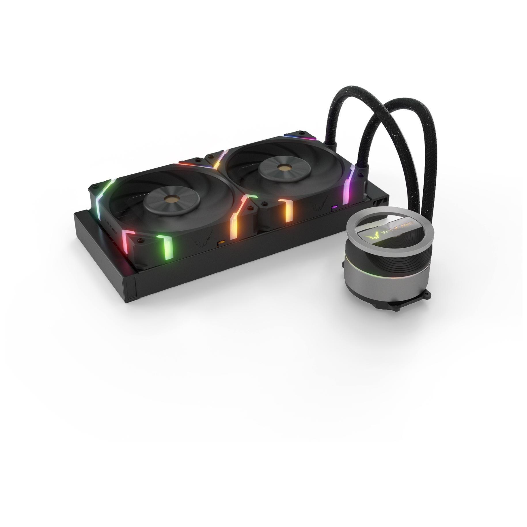 Valkyrie Dragonfang 240 All-in-One Liquid CPU Cooler, 24cm Black