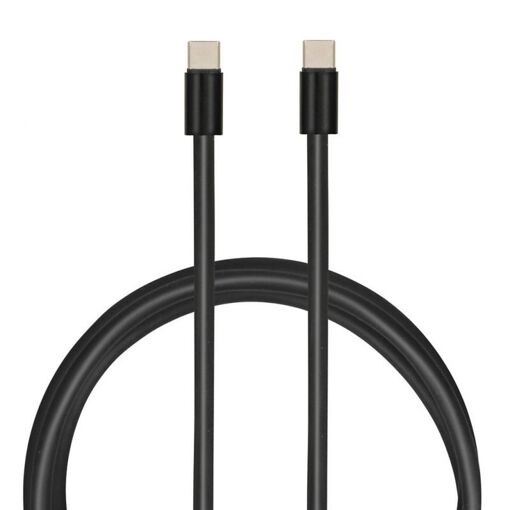Câble Ibox 60W en silicone USB-C, Noir (1 mètre)