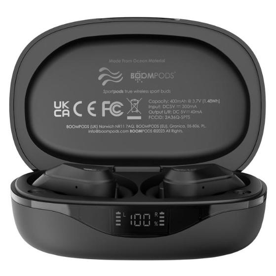 Boompods Sportpods Ocean Wireless Earbuds
