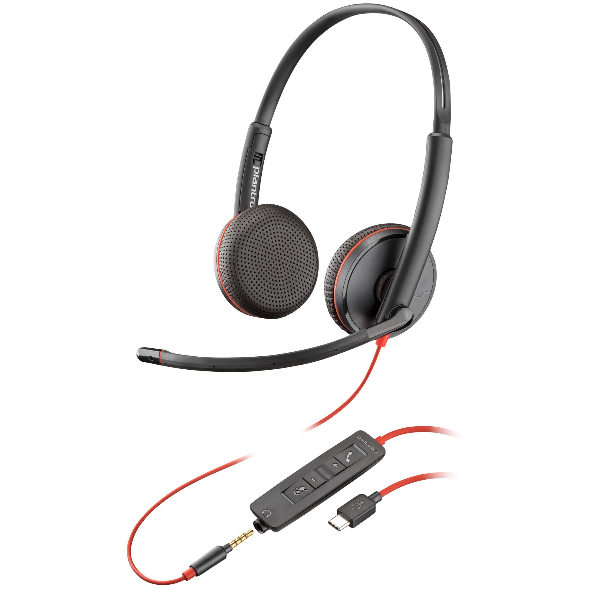 Poly Blackwire C3225 USB-C Stereo Headset