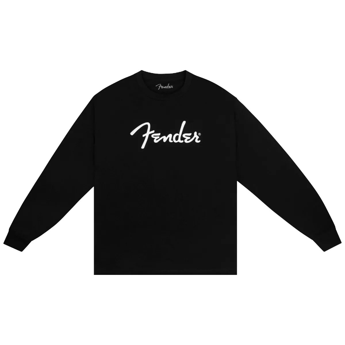 Fender Spaghetti Logo Long Sleeve T-shirt Black M