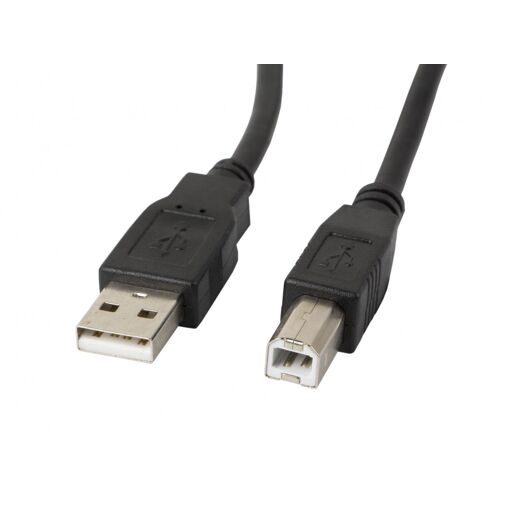 Cable USB Lanberg de 1 metro, Negro