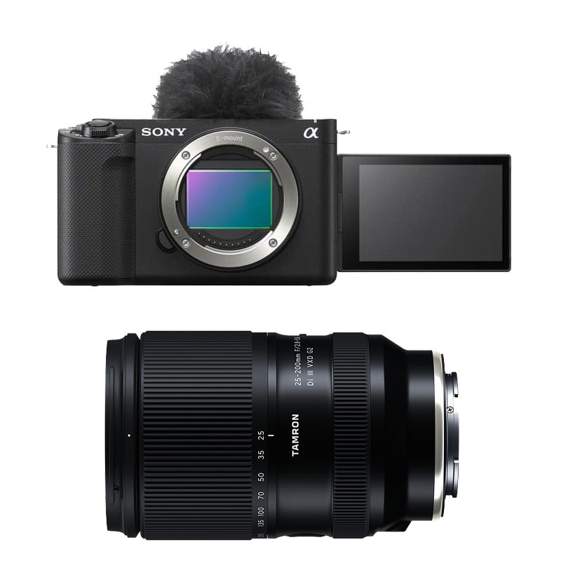 Sony Alpha ZV-E1 + Tamron 25-200mm f/2.8-5.6 Di III VXD G2 3-Year Warranty