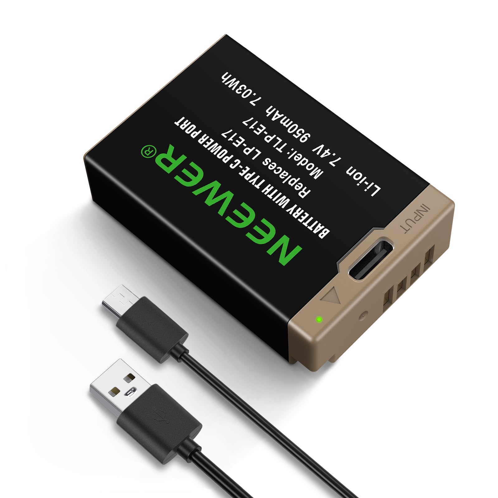 Neewer High-Capacity Battery for Canon Cameras