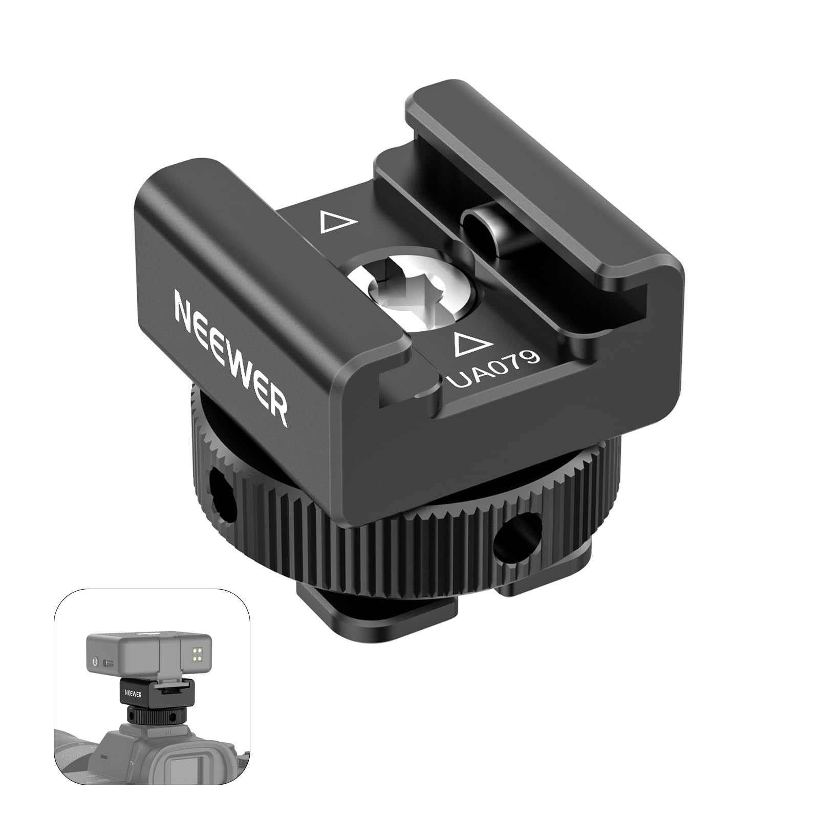 Adaptador de mango para micrófono inalámbrico Neewer