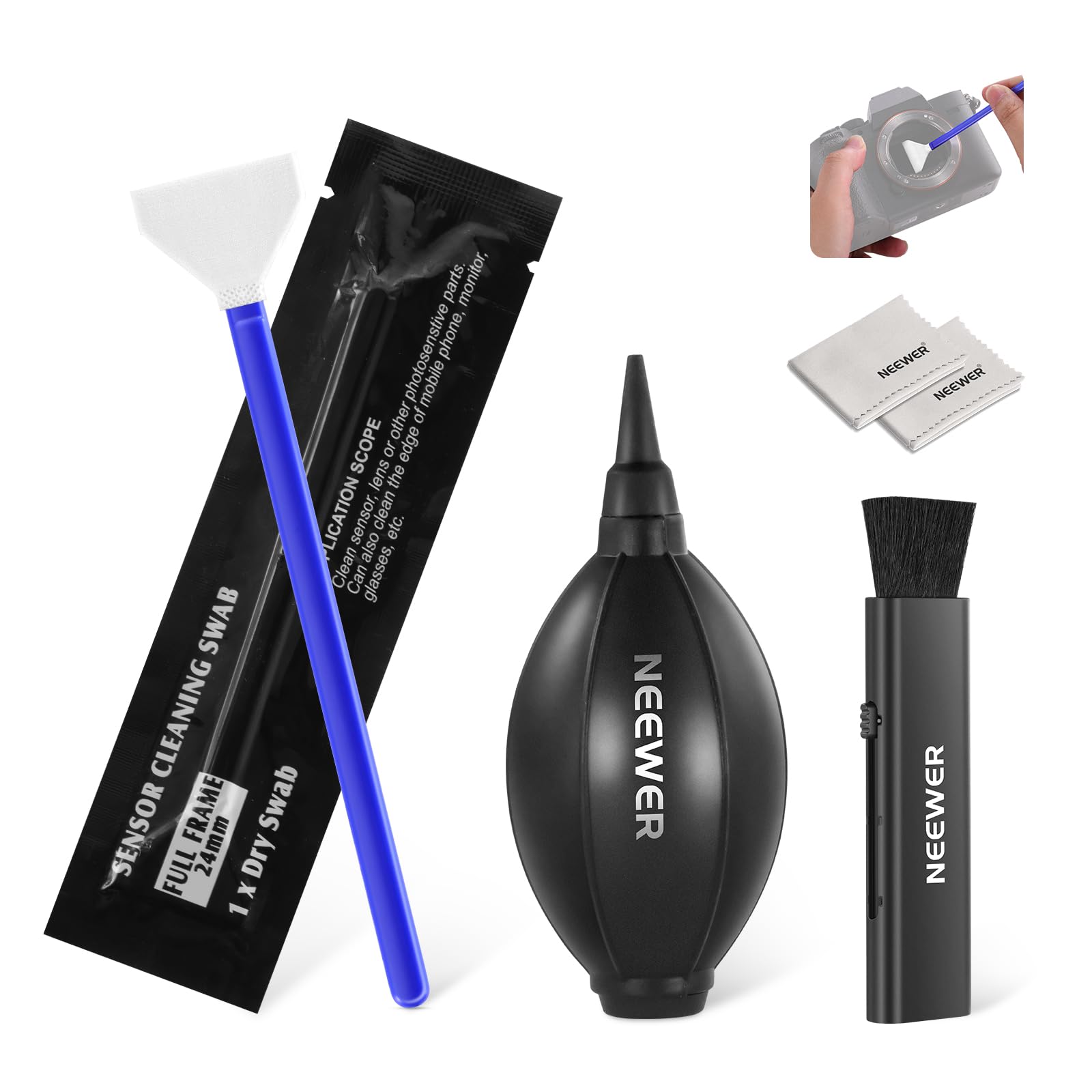 Kit de limpieza de lente Neewer 5 en 1