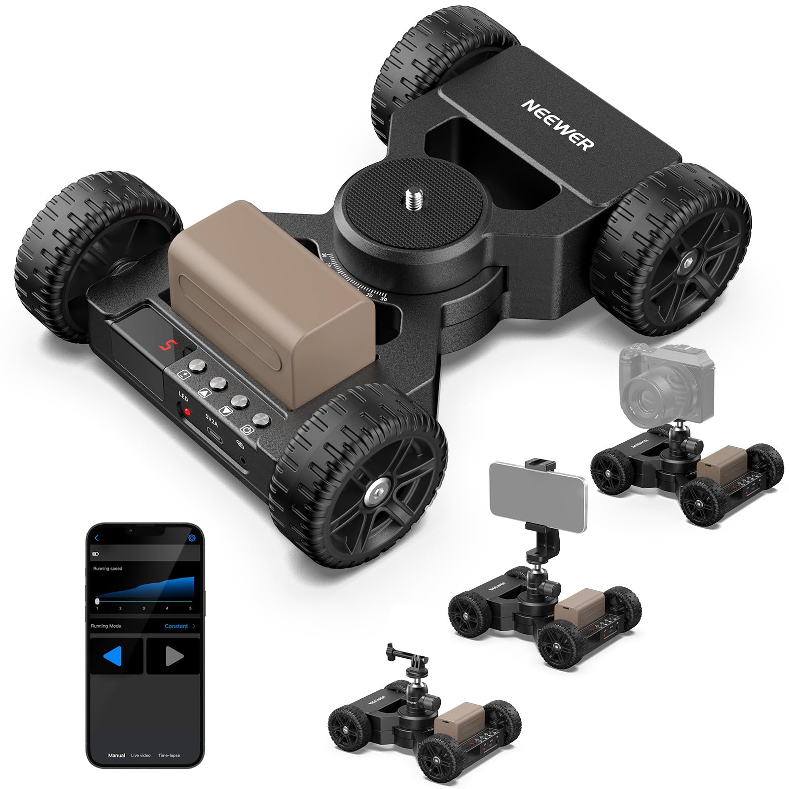 Dolly Neewer DL400 para cámara motorizado