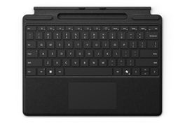 Teclado Microsoft Signature para Surface Pro - Teclado con panel táctil, acelerómetro, retroiluminación, soporte magnético - AZERTY - Negro