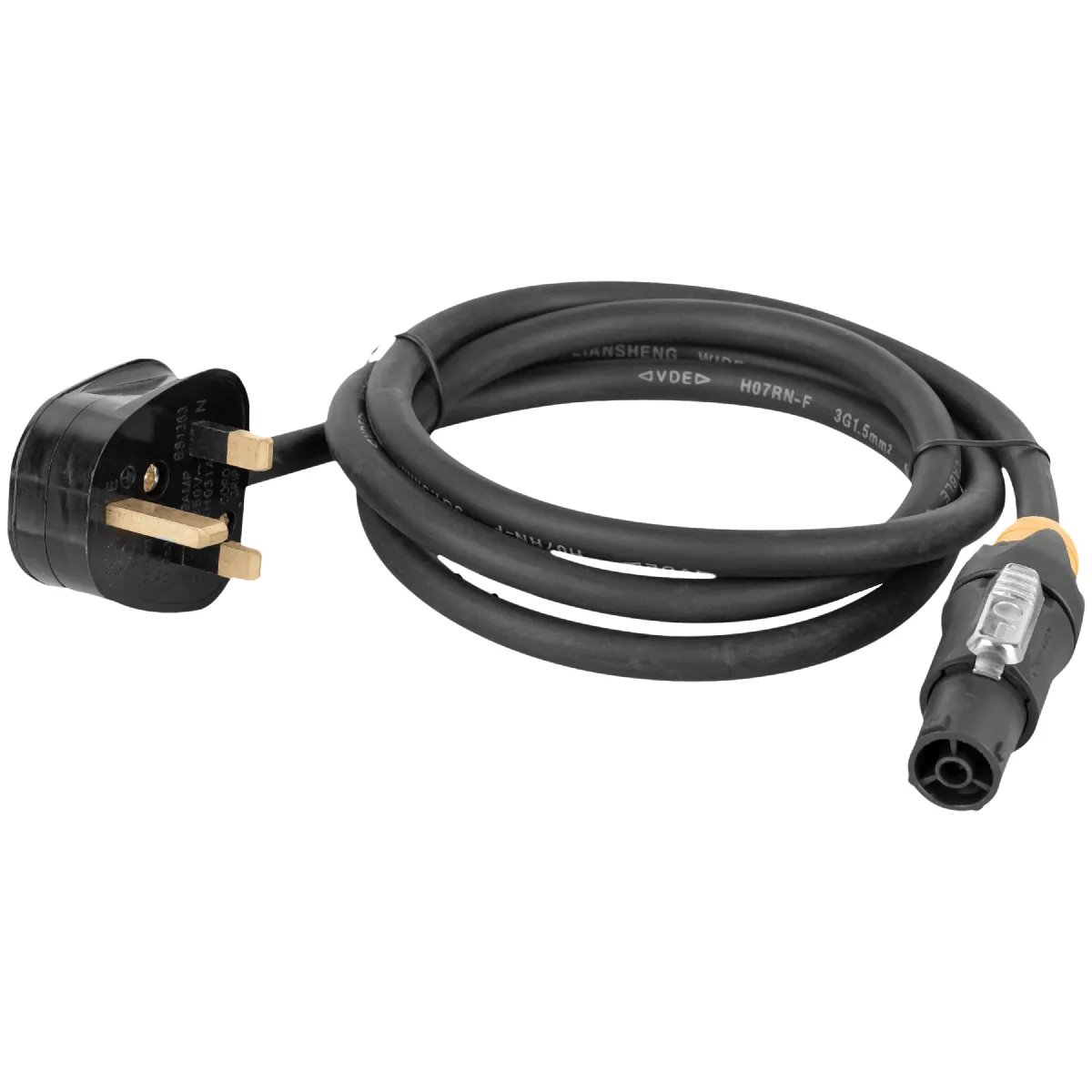 Dap Audio Power Pro True Connector (UK BS13 to PowerCON TRUE1, 1.5m)
