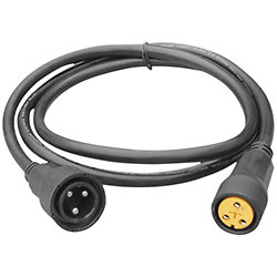 Cable de extensión de alimentación Showtec Serie Espectral IP65 1,5 m