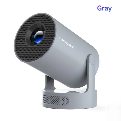Wimius HY300 Pro Portable Android LED Projector - 720p HD with Bluetooth and Automatic Keystone Correction - Grey