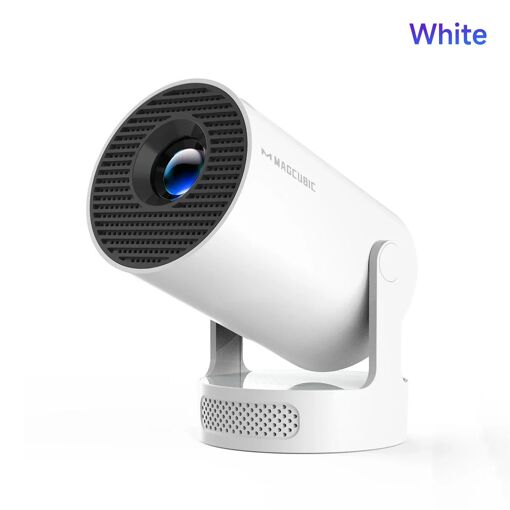 Wimius HY300 Pro - Portable HD 720p Android LED Projector with Bluetooth and Automatic Keystone Correction - White