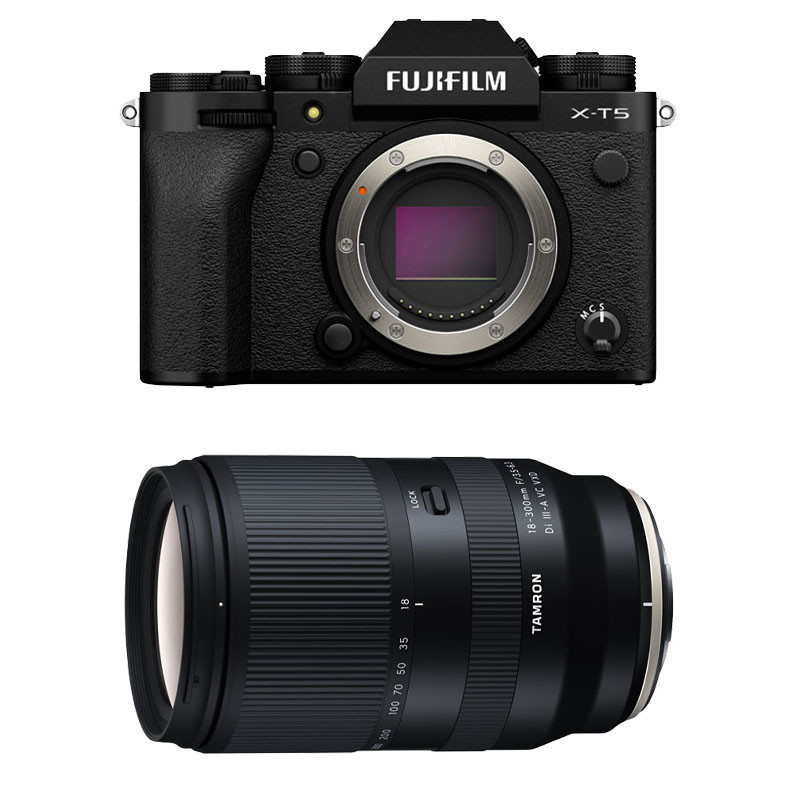 Fujifilm X-T5 Black + Tamron 18-300mm f/3.5-6.3 Di III-A VC VXD 3-Year Warranty