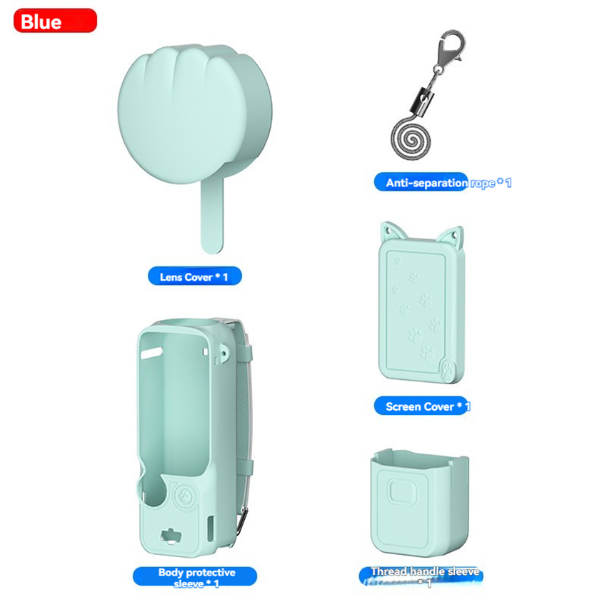 Lichifit Silicone Camera Case for DJI Osmo Pocket 3 - Blue - Scratch & Shock Proof