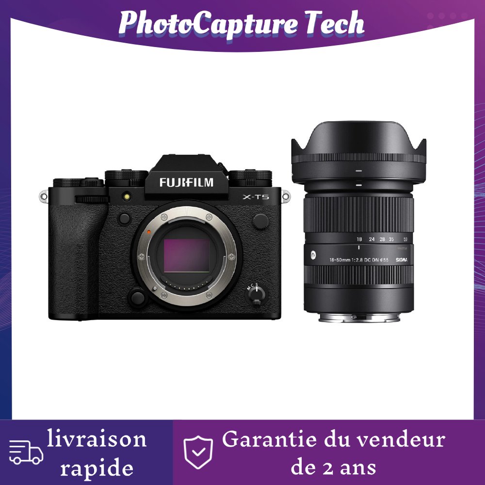 Fujifilm X-T5 Black + Sigma 18-50mm f/2.8 DC DN Contemporary Camera