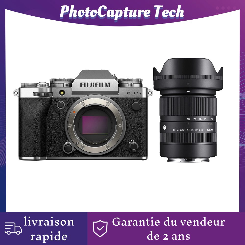 Fujifilm X-T5 Silver + Sigma 18-50mm f/2.8 DC DN Contemporary (Fujifilm X)