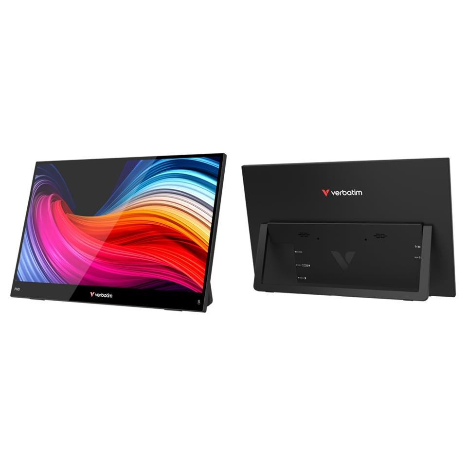 Verbatim Light Series 15.6" Full HD IPS Touchscreen LCD Monitor