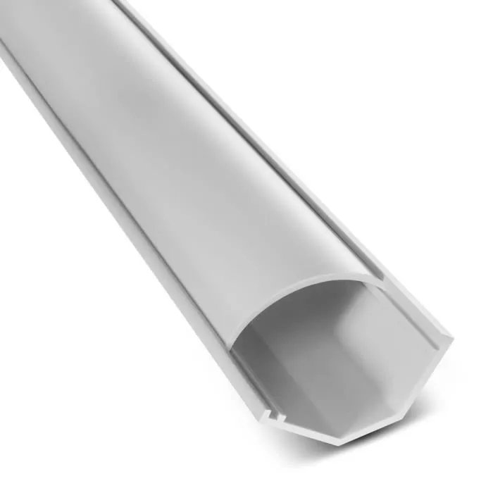 Maclean MCTV-577 Cable Organizer, 1.5m, 73x42mm, White with Adhesive Strip