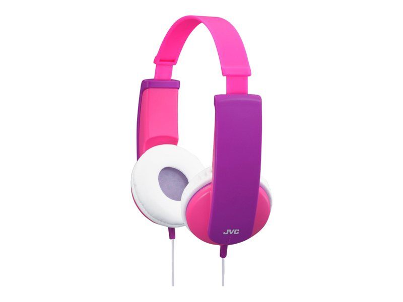 JVC HA-KD5 Earphones - Circum-aural Wired Headphones with 3.5mm Jack - Pink