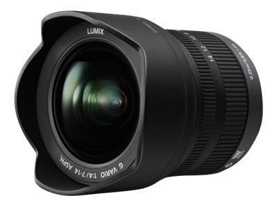 Panasonic Lumix H-F007014E Wide Angle Lens - 7mm-14mm f/4.0 G VARIO - Micro Four Thirds for Lumix DC-BGH1, G DC-G100, G110, G90, GF90, GH5M2, GH6, GH6L, GX880