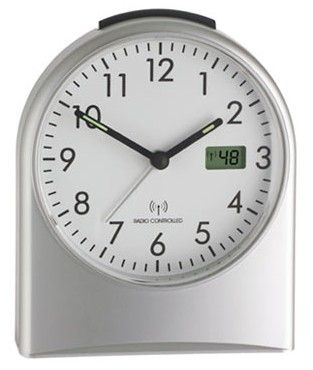 TFA Dostmann Morning Alarm Clock Silver