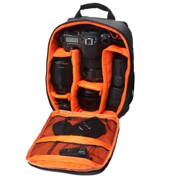 AEG DSLR Camera Bag Backpack, Orange