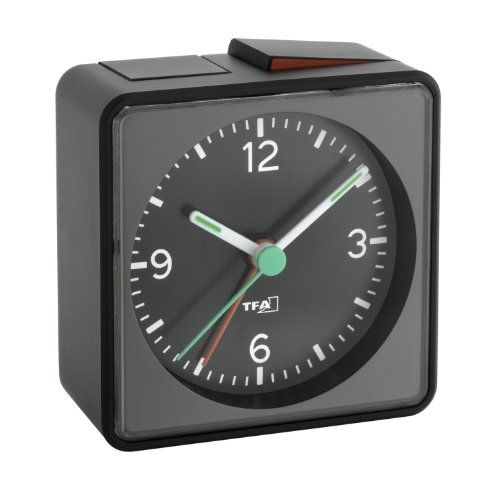 TFA Dostmann Morning Wake-Up Clock, Black