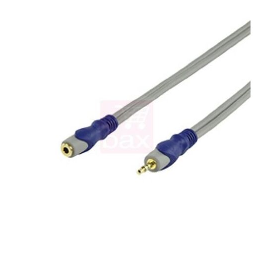 Néantis HQ Standard - Rallonge de câble audio - 1,5 m - Connecteur stéréo mini jack (M) vers stéréo mini jack (F) - Blanc