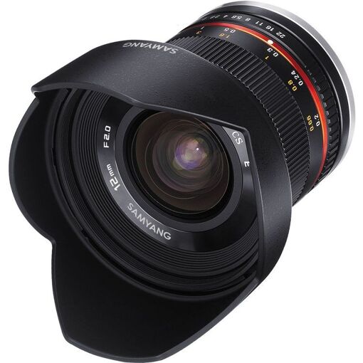 Objetivo Samyang 12 mm f/2 NCS CS Negro (montura Canon M)
