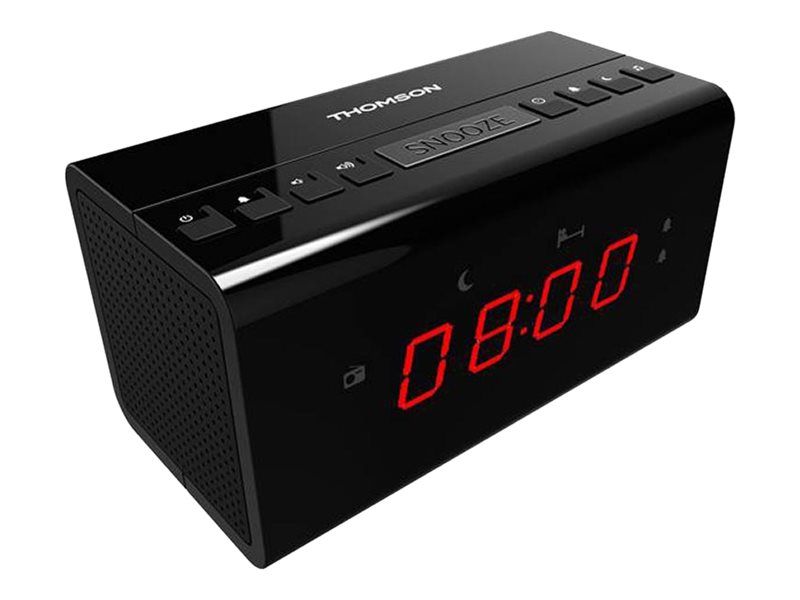 Bigben Thomson CR50 Alarm Clock Radio - Black