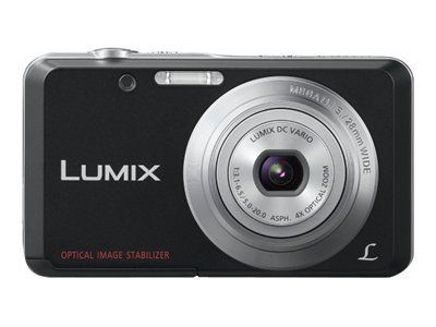 Panasonic Compact Digital Camera - 14.1 MP - 720p - 4x Optical Zoom - 70 MB - Black